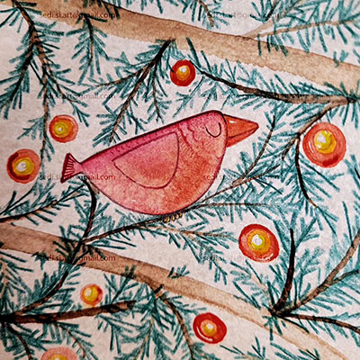 a red bird