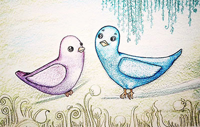 two birds